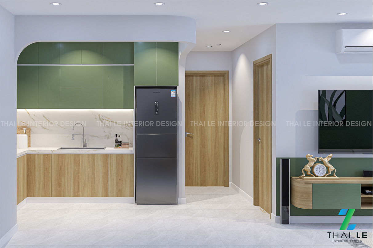 Tủ bếp Lavida Plus hiện đại TB001